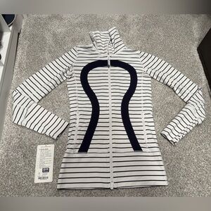 RARE Lululemon Quiet Stripe In Stride Jacket